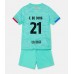Billige Barcelona Frenkie de Jong #21 Børnetøj Tredjetrøje til baby 2023-24 Kortærmet (+ korte bukser)